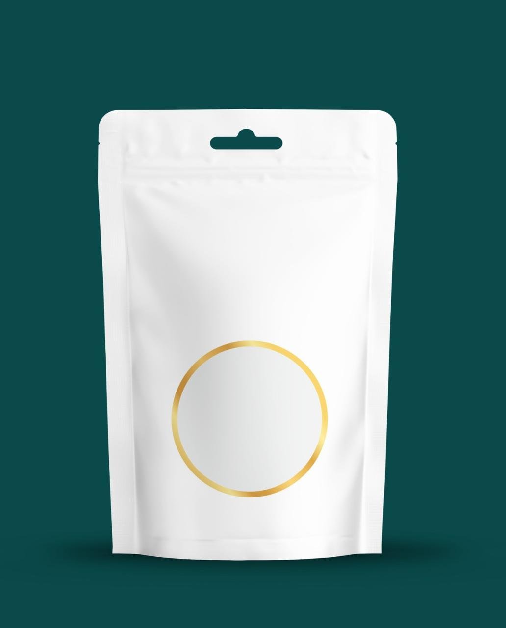 Classic white plain pouch eco-friendly